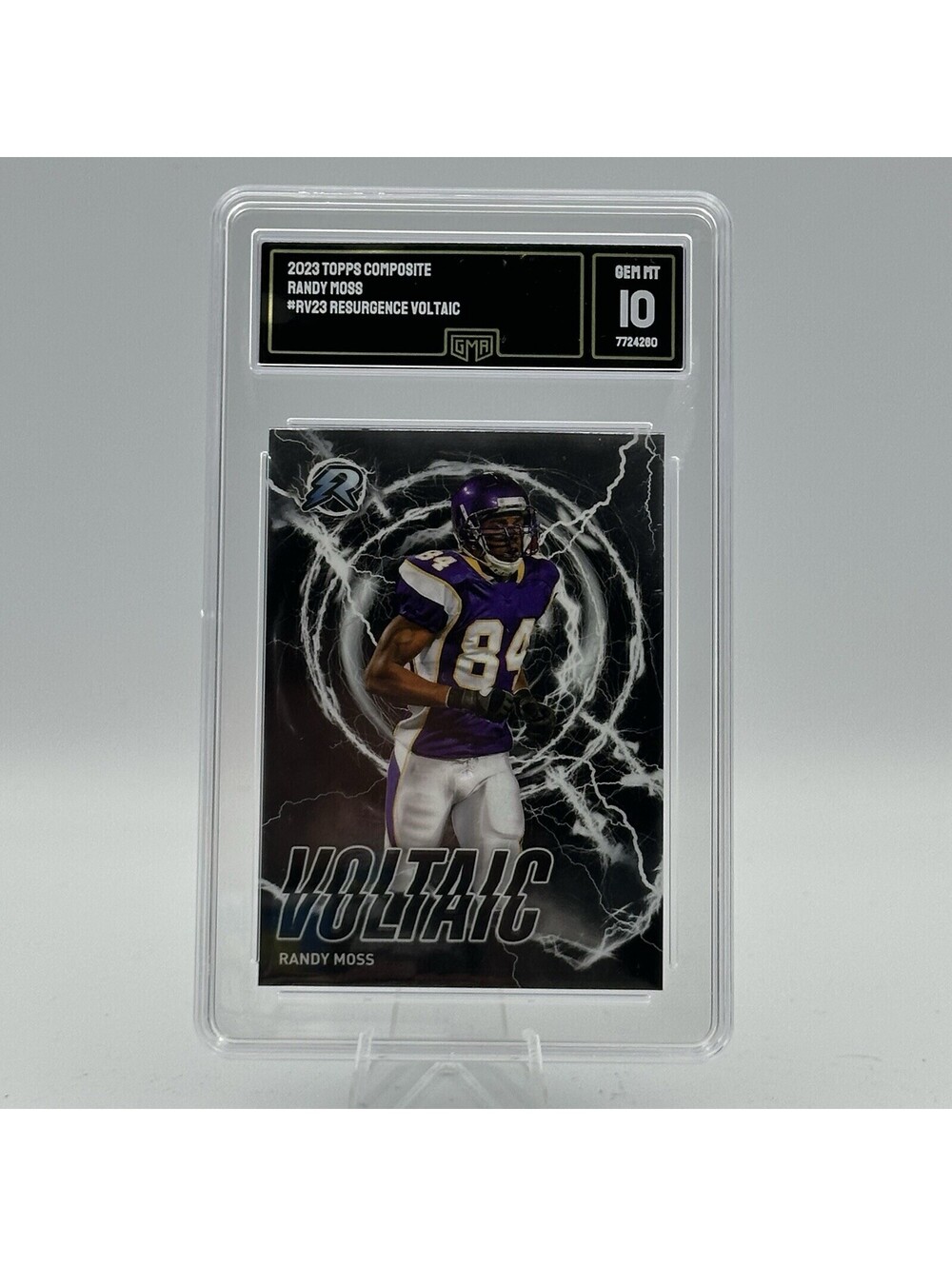 Randy Moss 2023 Topps Composite Voltaic RV23 GMA 10 Gem Mint NFL Card